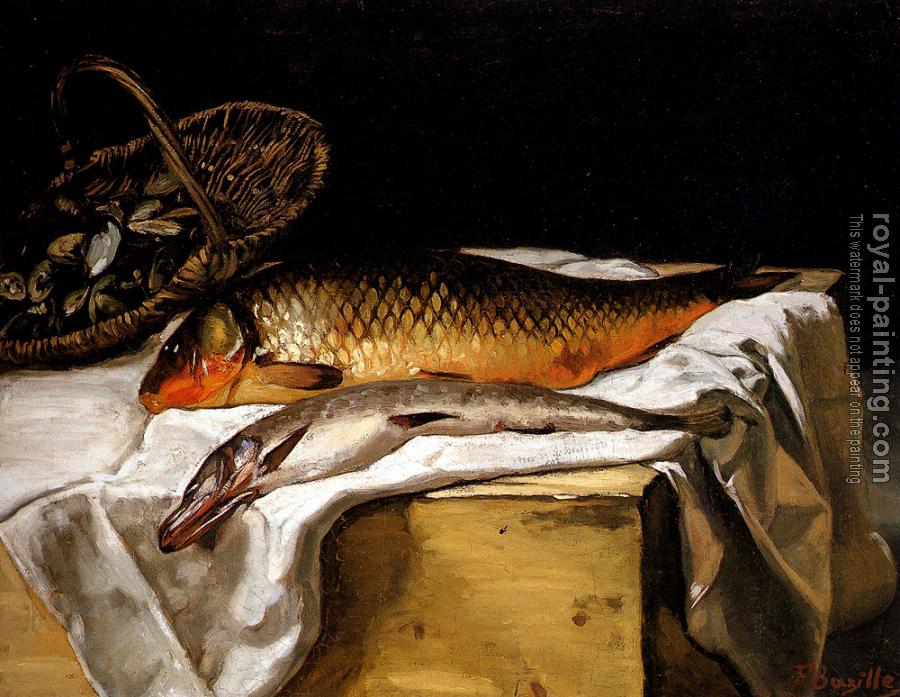 Frederic Bazille : Still Life With Fish
